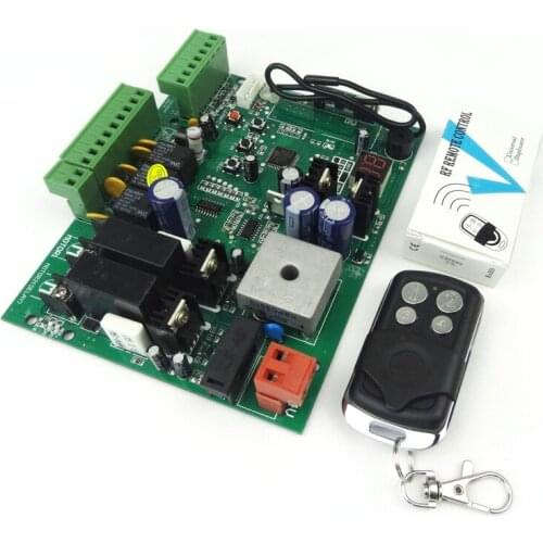 DC12V Swing Gate Control Card connect back up of solar battery or solar system with quantity control remote control Optiona