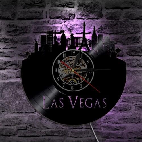 LAS VEGAS City LED Lighting Nevada State Wall Light Modern Led Backlight United States Gift For LAS VEGAS Tourist