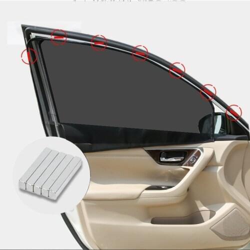 Magnetic Car Sun Shade Auto UV Protect Curtain Side Window Sunshade Mesh Sun Visor Protection Window Films Styling Accessories