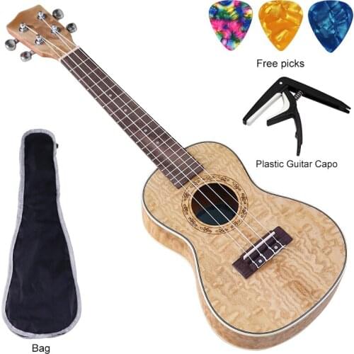 Mini guitar 24 inch acoustic ukulele bass guitar 4 string ukulele guitar 18 frets children guitar