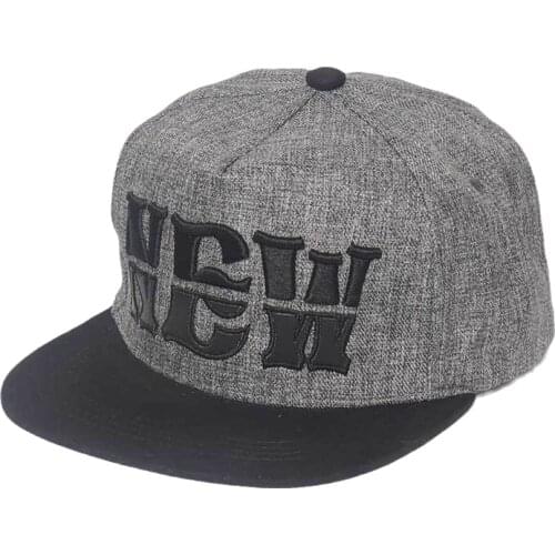 Fashion Wine Red Gray Snapback Hat Hip Hop Caps Headwear for Men Women Adult Outdoor Casual Sun Baseball Cap
