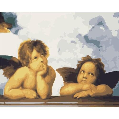 Omniscient Love Diy Pictures By Numbers Ballet Girl Kits Drawing Canvas Handpainted Oil Painting By Number Dancer Figure Home