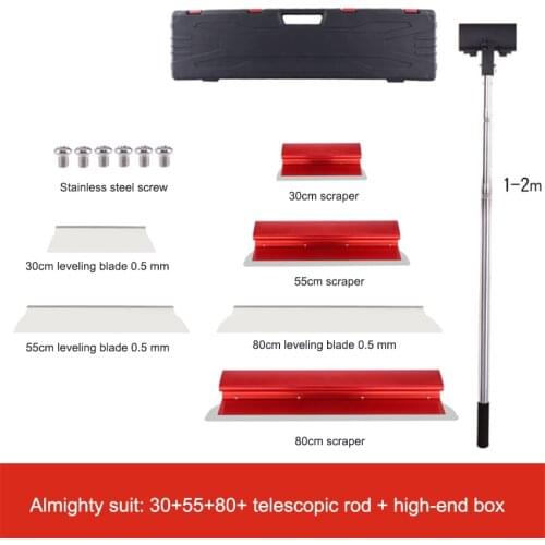 Drywall Smoothing Spatula Set Putty Scraping Tool Skimming Blade Set Drywall Skimming Spatulas Blade Putty Scraping Tool Set