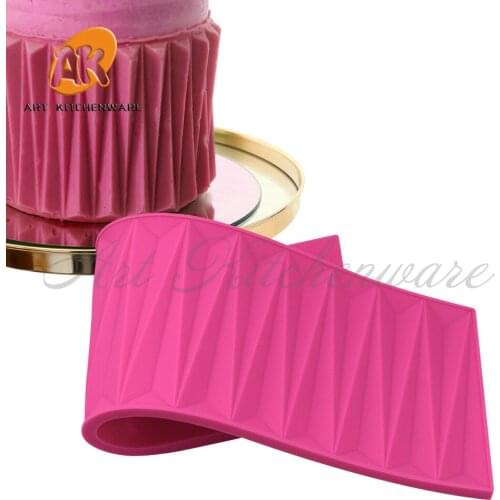 New Origami Design Silicone Cake Lace Mold Cake Decorating Tool Border Decoration Lace Mold kitchen Baking Tool