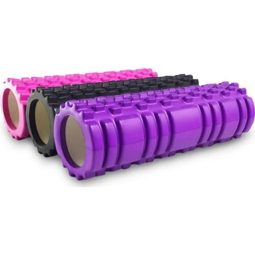 Pilates Yoga Foam Roller 30*10CM High Density Floating Point Yoga Block EVA Top + PVC/ABS Tube Fitness Roller Pilates Equipment