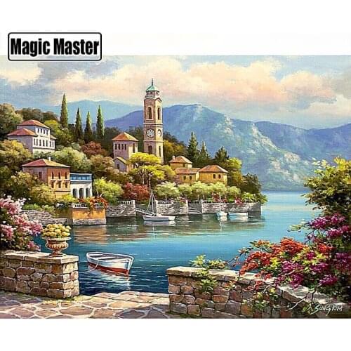 Full Square Diamond 5D DIY Diamond Painting "Beautiful scenery" Embroidery Cross Stitch Rhinestone Mosaic Painting Home Decor