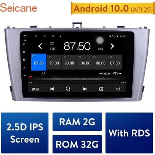 Seicane For Toyota AVENSIS 2009 2010 2011 2012 2013 Android 10.0 GPS Navigation System Head unit Bluetooth Wifi auto Radio WIFI