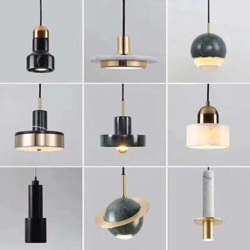 Nordic led stone hanging lamp hanging lights monkey lamp luminaire suspendu pendant lamp dining room light bedroom hanging lamp