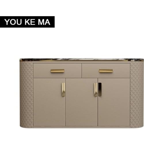 Modern minimalist restaurant marble countertop sideboard fashion minimalist storage cabinet sideboard