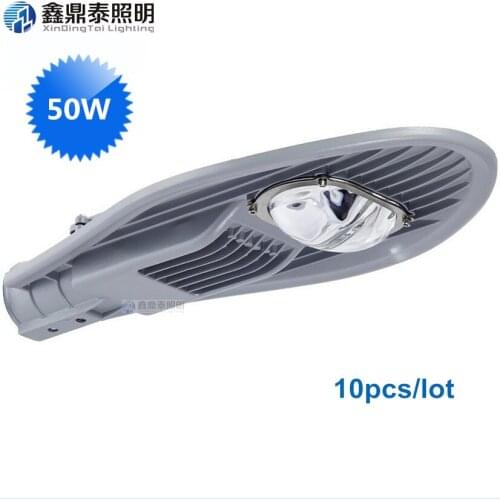 Wholesale 10pcs/lot led street light 50w ac85-265v high lumen 130lm/w 3 years warranty led street lighting lamp