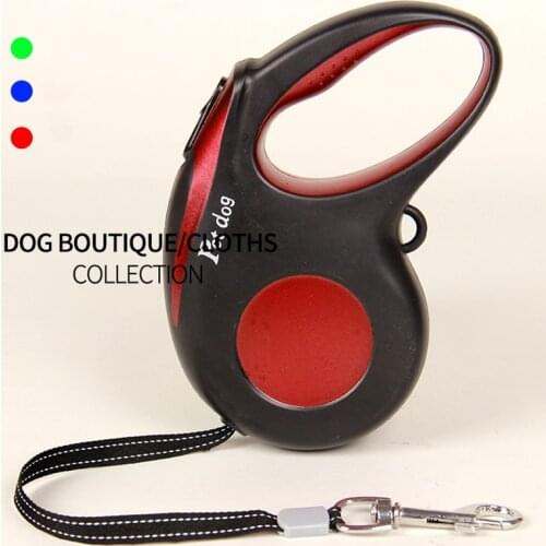 Pet Retractable Leash ABS Large Medium Dogs Automatic Extending Traction Rope3M 5M Length Walking Dog Leash Lead Modern