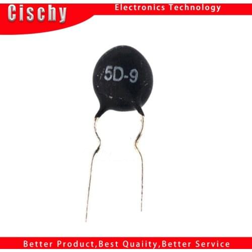 1pcs/lot 5D-9 NTC5D-9 DIP-2 5D9 NTC DIP Thermistor Resistor