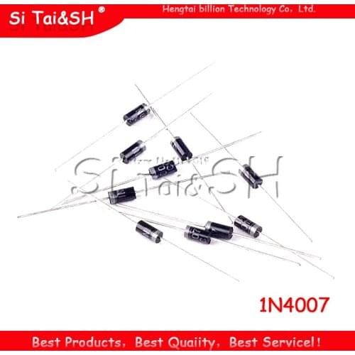 100PCS 1N4007 4007 1A 1000V DO-41 High quality Rectifier Diode