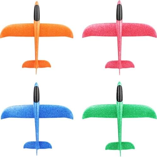 Hand Throw Free Fly Glider Planes Foam Aircraft Model EPP Breakout Aircraft Party Game Children Outdoor Fun Gift Toys For Kids