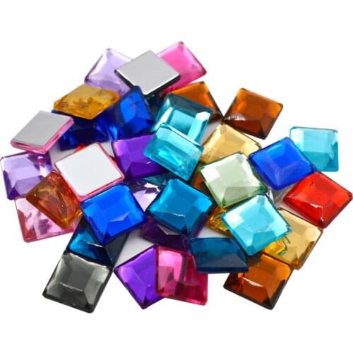 200pcs 1cm Mini Resin Mosaic Tiles DIY Hobby Wall Craft Material Shiny Color Transparent Acrylic Tiles for Childrens Puzzle Toy