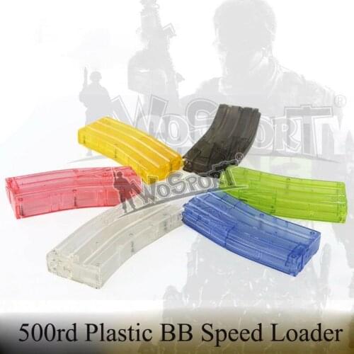 Outdoor tactical 500-type plastic paintball BB speed loader model