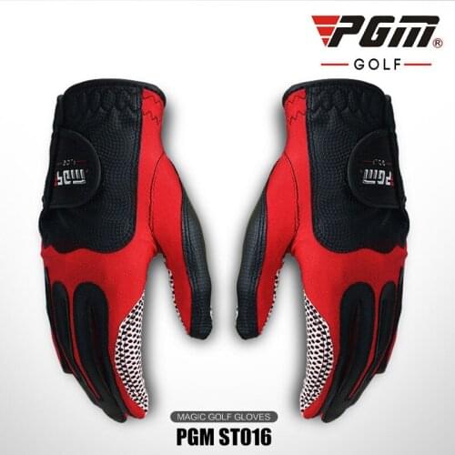 Brand PGM Mens Golf Gloves Left Hand Gloves High Quality Women Breathable Slip-resistant Golf Mittens Accessories D0014