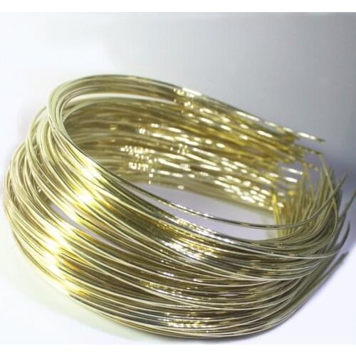 10 PCS 1.5mm Gold Rhodium Steel Wear The Beads Hair Band Headband Setting Head Wear Girl Hair Band Base For Jewelry Making
