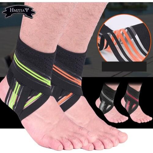 1PCS Sports Ankle Bandage Pressure Protection Ankle Breathable Support Elastic Anti-Sprain Basketball Football Protective Gear