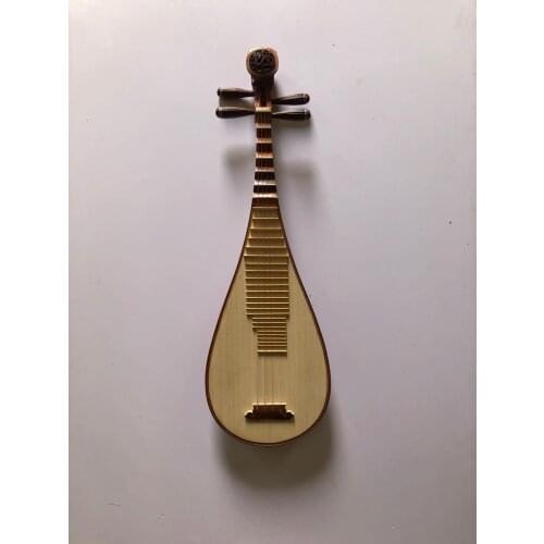 Adult Pipa - sour branch wood, head hand carved red sandalwood, high imitation "pilose antler" packaging box