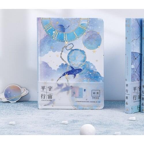 Hard Cover Journal Diary Lined Grid White Papers Beautiful Notebook Notepad