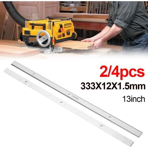 2/4 pieces of 13 inch high speed steel planer blade 333×12×1.5 mm replaceable electric wood planer blade woodworking parts