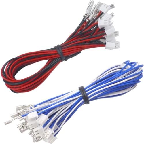 20pcs of 2.8mm (0.110") 4.8mm 0.189“ terminal 2Pin Wire harness for SANWA Button Cables