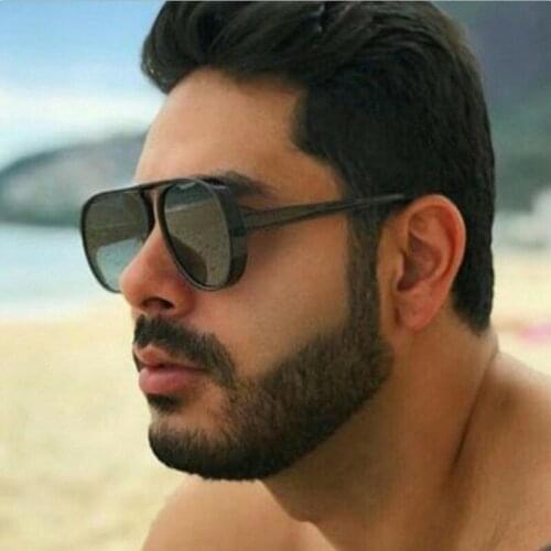 2020New Men Brand Designer TR90 Fashion Luxury Retro Plastic Sun glasses UV400