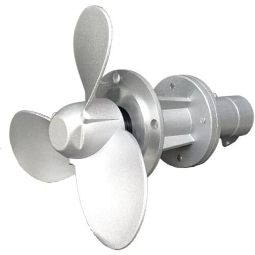 7/9T 26/28MM DIY Gasoline Lawn Mower Modified Boat Propeller Grass Trimmer Brush Cutter Spare Parts General Boat Booster