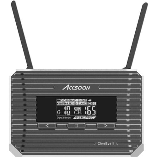 ACCSOON CineEye 2 2S Mini Wireless Video Audio Transmitter Receiver Transmission Video Transmitter 1080P Video Audio 400ft