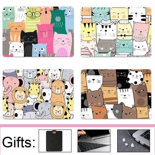 Sanmubaba Cartoon Laptop Case For Macbook Air Pro 11 12 13 15 16 funda 2020 For Macbook Pro 13 Coque a2289 a2251 a1932 a2179