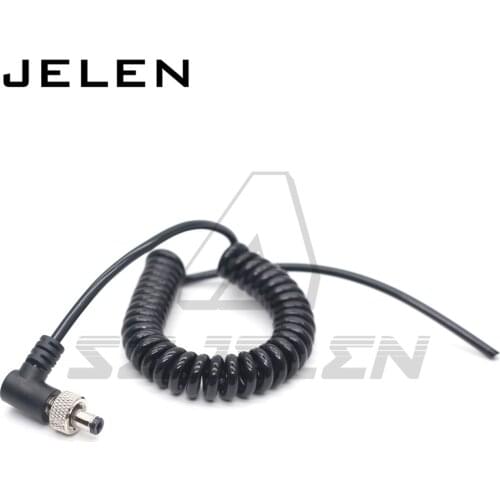 DC2.5 spring wire with lock, straight semi-finished product for monitor power cord