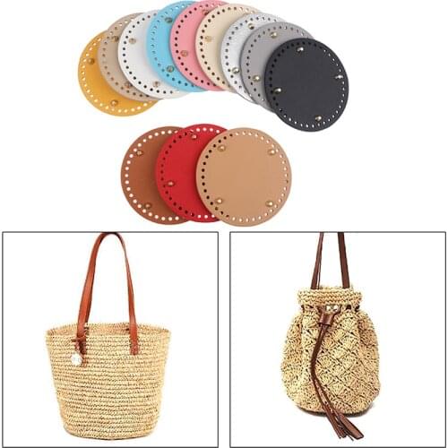 Ronde Bodem Shaper Klinknagels Tas Haken Hand Geweven Diy Voor Handgemaakte Kussen Pad-15Cm Zakken Zak Levert