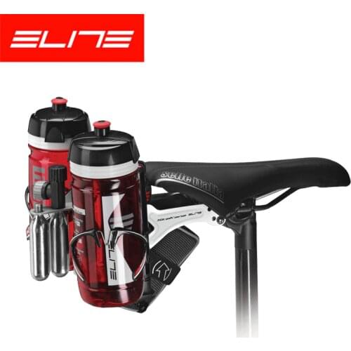 Elite SKEKANE TRI/TT Water Bottle Cage Saddle Mount, triathlon and time trial Saddle rail mounted bottle cage bracket