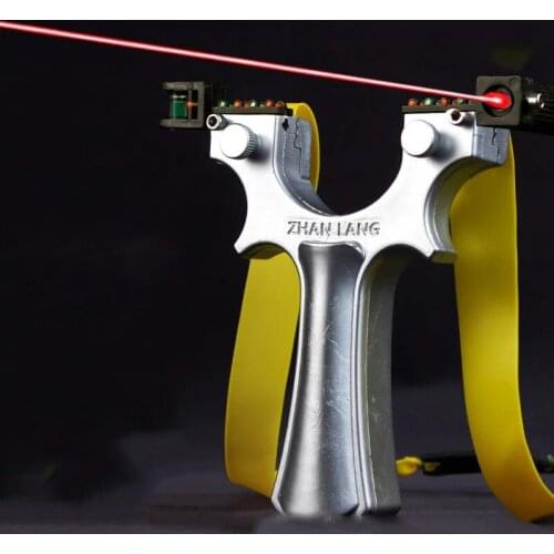 Competitive Shooting Slingshots Toy Resin Hunting Sling Shot With Flat Rubber Band Outdoor Catapult Powerful Slingshot