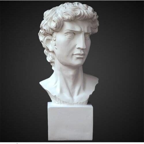 CREATIVE DAVID ART SCULPTURE MICHELANGELO BUONARROTI FIGURINE HOME DECORATION ACCESSORIES RESIN CRAFTS DAVID STATUE R5225