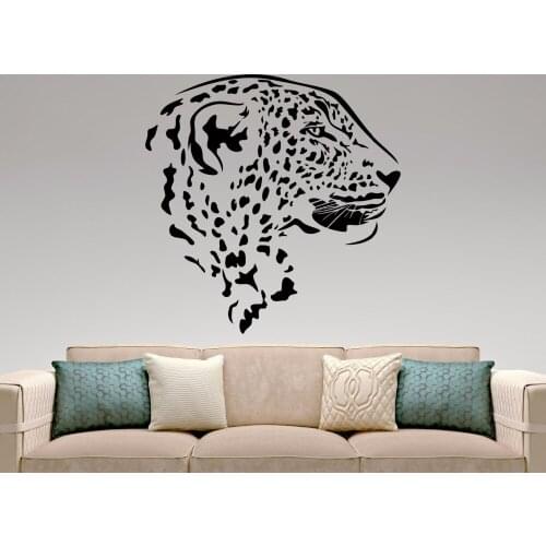 Leopard Wall Sticker Wild Animal Wall Decal Art Kids Room Decor Living Room Wall Art Murals Bedroom Decoration Wall Poster A790