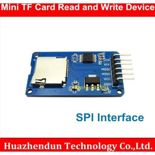 Hot Sell 1PCS/LOT SD Card Module Mni TF Card Read and Write Device SPI Interface Driver SD card module accessories