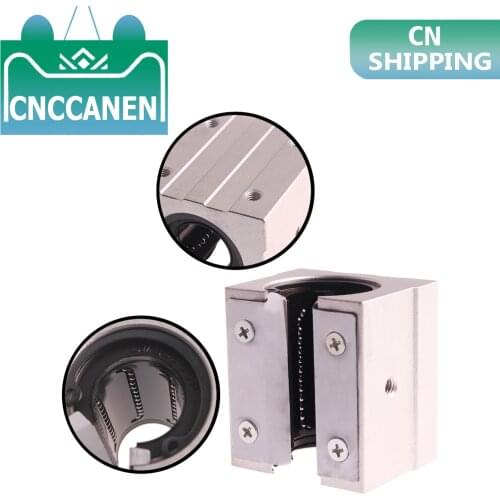 1pc 10/13/12/16/20/25/30/40/50mm linear rail SBR12UU SBR16UU SBR20UU SBR25UU SBR30UU Linear Ball Bearing Block CNC Router