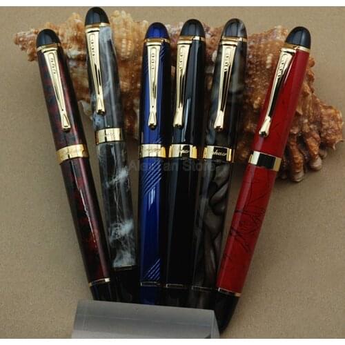 Jinhao 450 Iraurita Fountain Pen Golden 18 KGP 0.5mm Medium Nib Full Metal Multicolor Jinhao X450 Professional Stationery