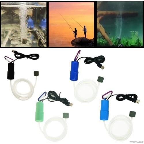 FreeShip Portable Mini USB Aquarium Fish Tank Oxygen Air Pump Mute Energy Save Compressor Aquatic Terrarium Accessories Dropship