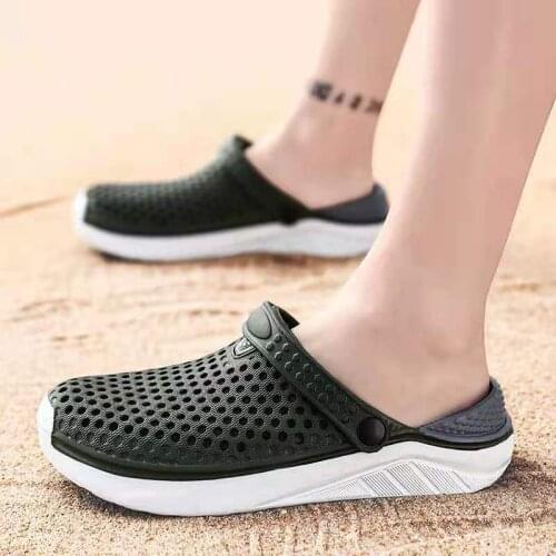Sandals for Women Men Breathable Beach Shoes Fashion Garden Clog Aqua Shoes Trekking Wading Size 36-45