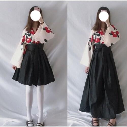 Han Element Yumei Black Tea Printed Dazheng Girl Oriental Retro-Chinese Style Womens Suit Improvement Han Suit JY1105