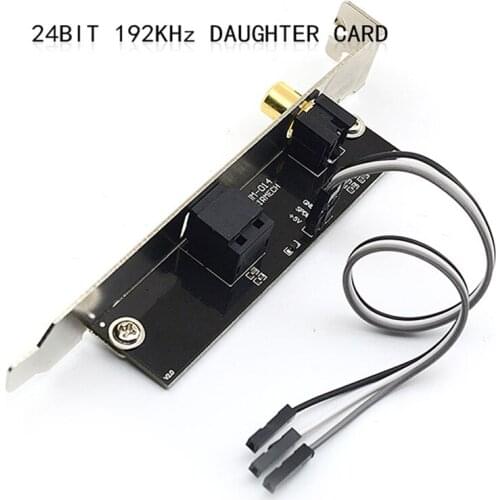 SPDIF Optical and RCA Out Plate Cable Bracket Digital Audio Output For ASUS MSI Gigabyte Motherboard PC06