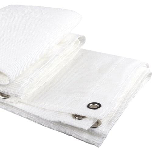 Customize 95% Shading White HDPE Sun Shade Net Thicken Balcony Safety Privacy Nets Anti-UV Sunshade Net Terrace Fence Netting