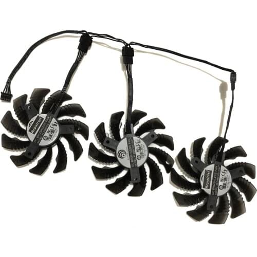 3pcs/Set PLD08010S12HH 40MM Mounting Holes Pitch GPU Fan For GIGABYTE GTX 1080 1070 Ti Gaming 1060 G1 ROCK Video Card Cooling