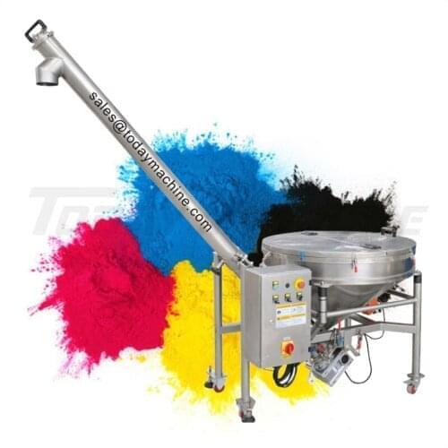 Vertical Inclining Screw Feeder / Auger Conveyor Hoister Elevator for Sugar Flour Coffee Salt Powder