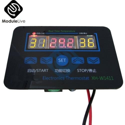 XH-W1411 LED Digital Temperature Controller AC 220V 10A Temp Thermostat Control Switch MultifunctionFor Aquarium Incubator