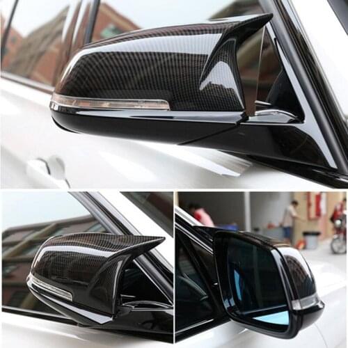 1 Pair Rearview Mirror Cover Cap ABS for BMW Series 1 2 3 4 X M 220i 328i 420i F20 F21 F22 F23 F30 F32 F33 F36 X1 F87 E84 X1 M2