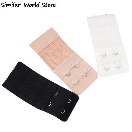 1 Pcs Bra Women Bra Strap Extender Extenders 2 Rows 2 Hooks Nylon Clasp Strap